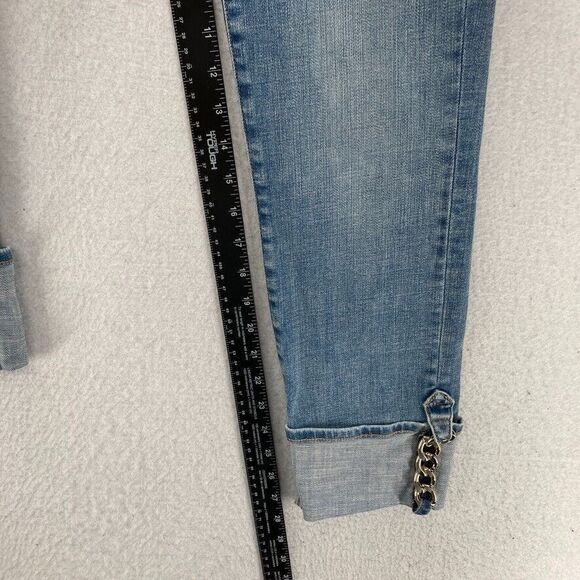 WHBM Everyday Soft Jeans‎ Women's Sz 2 Medium Wash Blue Stretch Denim Slim Ankle - Picture 10 of 13